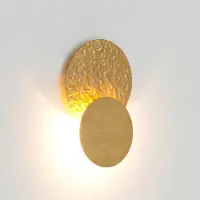 Holländer Wandlamp CORONARE, dimbaar, messing / goud, Woon-/ Eetkamer, metaal, Modern, wandlamp