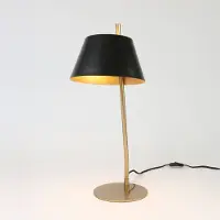 Holländer Tafellamp ADEA, messing / goud, Woon-/ Eetkamer, metaal, Modern, Tafellamp