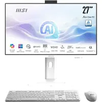 MSI All-in-one Desktop PC Modern AM273QP AI 1UM-085FR 27" Intel Core Ultra 5 16 GB RAM 1 TB SSD Wit - Franse Azerty
