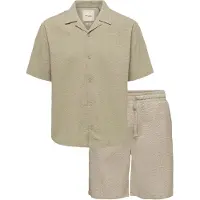 Only & Sons Joggingpak 'ONSCRUZ' lichtbruin / taupe