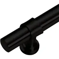 vidaXL Handvatten 5 st 192 mm roestvrij staal zwart
