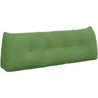 vidaXL Rugkussen Lichtgroen 140 x 24 x 50 cm Fluweel