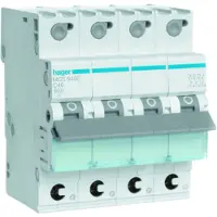 Hager installatieautomaat 3 Quickbusbar C-Karakteristiek 3P en N
