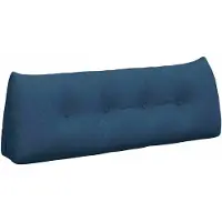 vidaXL Rugkussen Blauw 140 x 24 x 50 cm Stof