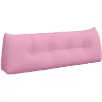 vidaXL Rugkussen Roze 140 x 24 x 50 cm Stof
