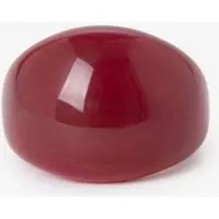 Sissy-Boy Donkerrode ronde resin ring | Maat: M
