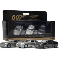 Ginza.se Aston Martin ( Set 3 Stuks ) James Bond 007 Collection DB5, DBS, V12 Vanquish Zilver / Grijs 1/36