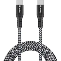 Sandberg 441-67 USB-kabel USB 2.0 2 m USB C 100 W Zwart, Wit