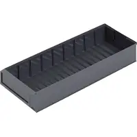 Alutec 66032 Zichtbak Stapelbaar (l x b x h) 500 x 183 x 81 mm Donkergrijs 1 stuk(s)