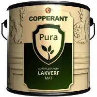 Copperant Pura Lakverf Mat 2,5 LTR - Wit