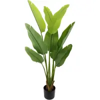 PrettyPlants Strelitzia Kunstplant 120cm | Strelitzia Nicolai Kunstplant | Strelitzia Nepplant | Kunst Strelitzia | Kunstplant voor Binnen