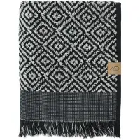 Mette Ditmer Morocco gastendoek 35x55 cm 2-pack Black-white