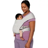 Ergobaby Babytrage - Embrace - Soft & Snug Knit - Grau - - One Size - Babytragen