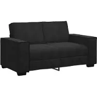 vidaXL Tweezitsbank 160x78x84 cm fluweel zwart