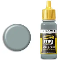 Ammo Mig Hobbyverf Acrylverf - MIG 0212 FS 36373 Silver Grey - Acryl Verf flesje - 17 ml