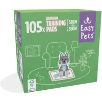 EASYPETS puppy training pads bamboo 58x58 cm 105 st