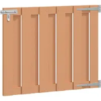 vidaXL Tuinpoort 100 x 80 cm WPC en Aluminium Bruin