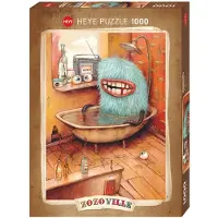 Heye 29539 - Puzzel Bathtub - 1000 stukjes - Afmeting 50 x 70 cm
