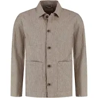 Dstrezzed Tussenjas 'Nix Pinstripe' beige / lichtbruin