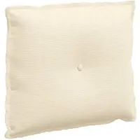 vidaXL Rugkussen Crème 60 x 50 cm Corduroy stof