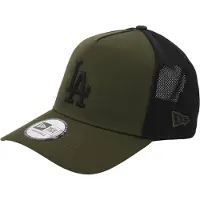 New Era Pet '9FORTY Los Angeles Dodgers MLB' olijfgroen / zwart