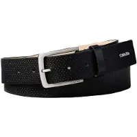 Calvin Klein Casual Pin Buckle Belt Black/brushed Nickel Size: 110 | Belts Outlet | Heren | Zwart