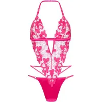 Hunkemoller Body 'Beatrice' magenta