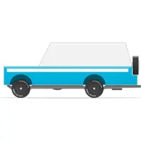 Candylab Toys Candycar World: MISSISSIPI MULE Blue (T278) 8,4x4,1x3cm, wooden diecast, magnetic, in giftbox, 3+