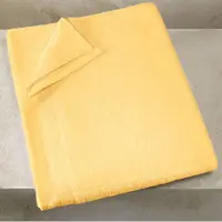 De Witte Lietaer Badlaken Contessa Butter Yellow - 100 x 150 cm - Geel - Katoen
