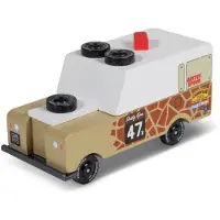 Candylab Toys Candycar Toons - Safari drifter GIRA - houten voertuig - 3+