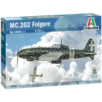 Wittmax Modelbouwpakket Vliegtuigen - 1439 MC. 202 Folgore Plastic - 1:72 - Modelbouw