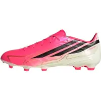 Adidas Voetbalschoen 'F50 Hyperfast League' crème / donkerroze / zwart