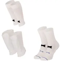Xtreme Scheenbeschermer met sleeve + Gripsokken + Voetloze sokken + Stay Guard - Voetbal