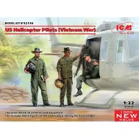 ICM Modelbouwpakket Helikopters - 32114 US Helicopter Pilots (Vietnam War) Plastic - 1:32 - Modelbouw