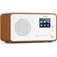 Audizio Avio DAB radio - Radio met FM, DAB+, Bluetooth en USB - Wit