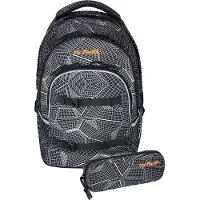 MCNEILL Milo Schooltas set 2-delig grijs