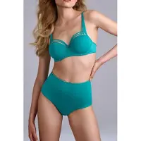 Marlies Dekkers Dame De Paris Lake Blue And Gold Balcony Bra Size: 85B | Torsolets, Brassieres & Corsets Outlet | Dames | Blauw