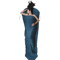 Cocoon Mummy Liner, 100% Lyocell (Maat - 241 x 90/56 cm, Kleur - Mystic blue)