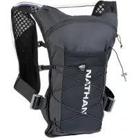 Nathan Quickstart 3.0 6 Liter Hardlooprugzak - Zwart / Zilver Reflecterend | Maat: ONE SIZE