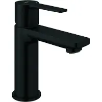GROHE Lineare New XS-Size Wastafelmengkraan – Push-Open Waste – EcoJoy – FastFixation Plus – Matte Black