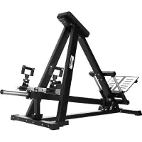 Tunturi Platinum Adjustable T-bar Row Krachtstation - Fitnessapparaat voor rugtraining - Plate loaded homegym - Maximaal 200 kg gewicht - V-series