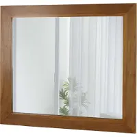 MCW Teak wandspiegel -M75, badkamerspiegel, houten lijst, B-kwaliteit teakhout van hoge kwaliteit (kernhout, 20-30 jaar), 71x80cm