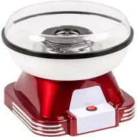 Core Suikerspinmachines - Snoepmachine - Suikerspinmachine - Met Accessoires - Retro - Rood - 28cm x 28cm x 23cm