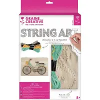 Graine Créative Kit String Art bois colorés VELO - (...) - Multicolore