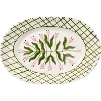 Pick a Poppy Madelen Möllard Tulip serveerschaal Green, 38,5 cm