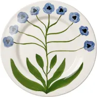 Pick a Poppy Madelen Möllard Pansy saladebord Blue, 22 cm