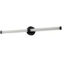 LUCANDE Wandlampe , Melisa, Zwart, Badkamer, Glas, Modern