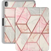 Supcase , Hoesje geschikt voor iPad Air 11 M4 - Cosmo Marmer Design & Standaard, Meerkleurig