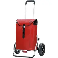 Andersen Shopper Royal Shopper Plus Ortlieb boodschappentrolley 65 cm met luchtbanden rood