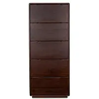 Dutchbone Elroy Ladekast Hoog 155 cm Walnootkleur Bruin